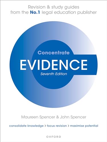 Book cover for Evidence Concentrate Seventh Edition by Maureen Spencer and John Spencer.
