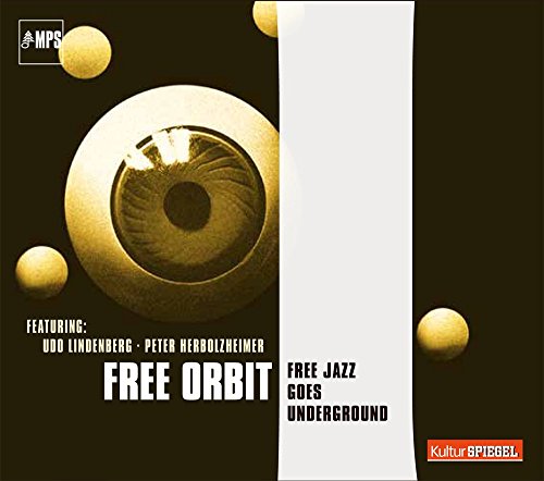 CD cover: golden eye illustration with “Free Orbit - Free Jazz” text.