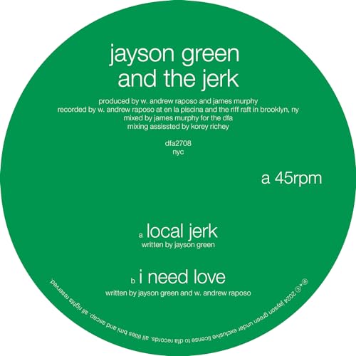 Jayson Green & The Jerk - Local Jerk / I Need Love [VINYL]