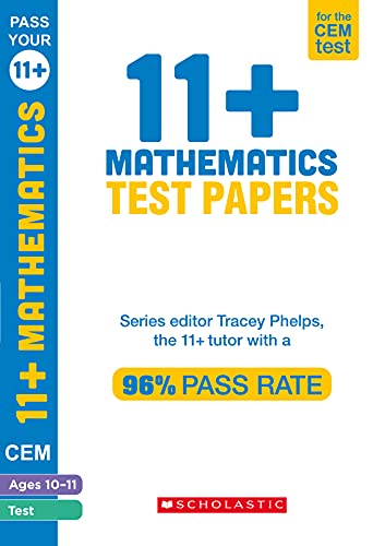 11+ Practice for the CEM Test: Skills Tests for Maths (Ages 10-11) by Tracey Phelps, the tutor with a 96% pass rate. (Pass Your 11+)