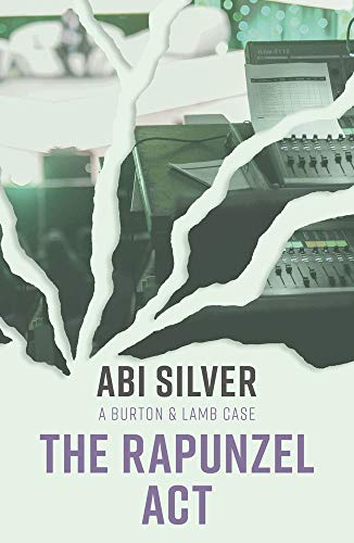 Book cover: “The Rapunzel Act” with torn paper and audio equipment.