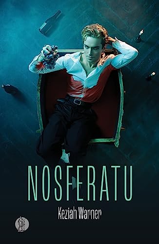 Book cover: man in chair holding grapes, title “Nosferatu” in large text.