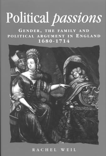 Book cover: “Political Passions: Gender” with 18th-century portrait.