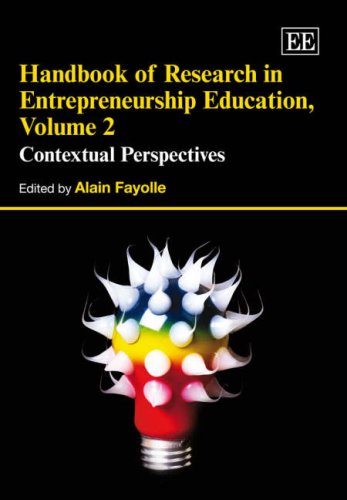 Handbook of Research in Entrepreneurship Education