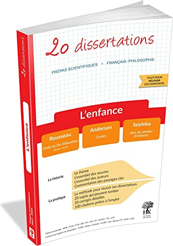 20 dissertations - L'enfance - Prépas Scientifiques 2022