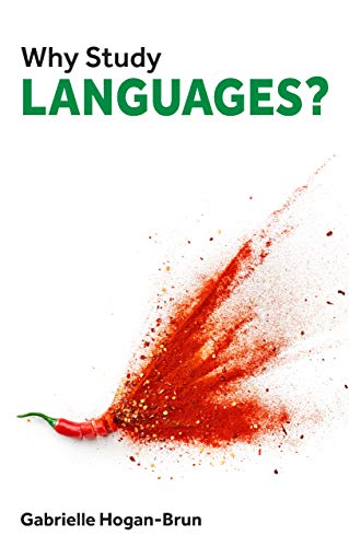 Book cover: “Why Study Languages?” with a red chili pepper and spice burst.