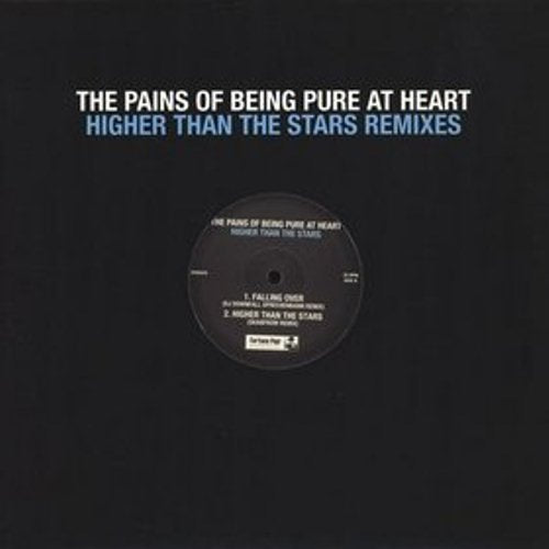 Black vinyl record with white text: "The Pains Of Being Pure At Heart.