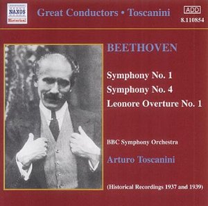Toscanini - Beethoven - Symphony Nos 1 & 4 [CD]