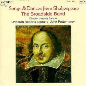 Broadside Band  The - Songs & Dances from Shakespeare [CD]