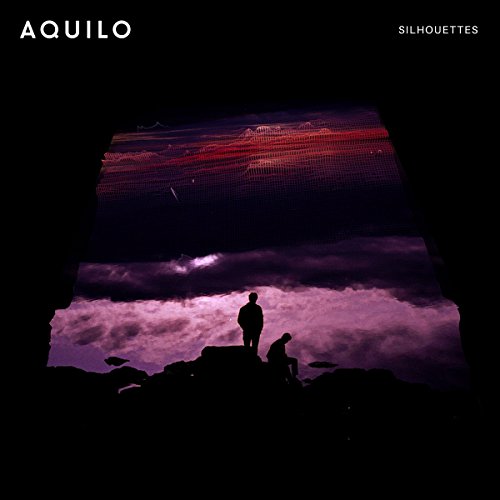 Album cover: dark landscape with silhouetted figures and grid texture.