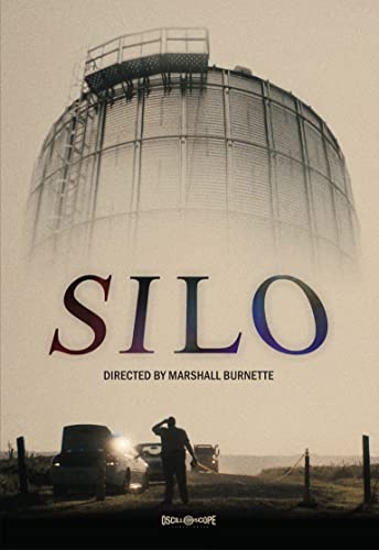 “Silo” DVD cover featuring a large cylindrical silo and figures below.