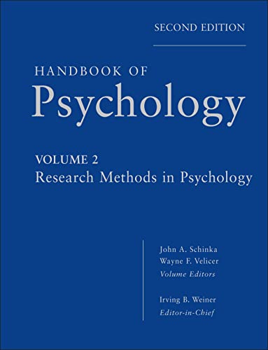Handbook of Psychology: Research Methods in Psychology: v. 2