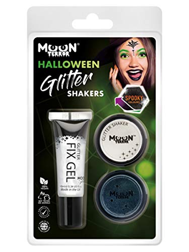 Moon Terror Halloween Glitter Shakers