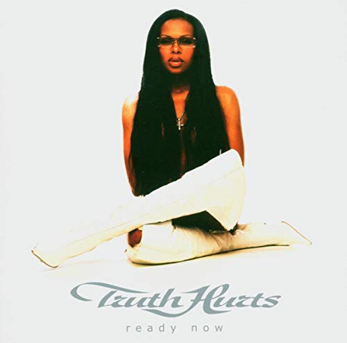 Lizzo album cover, “Truth Hurts - Ready Now”, portrait of artist seated.