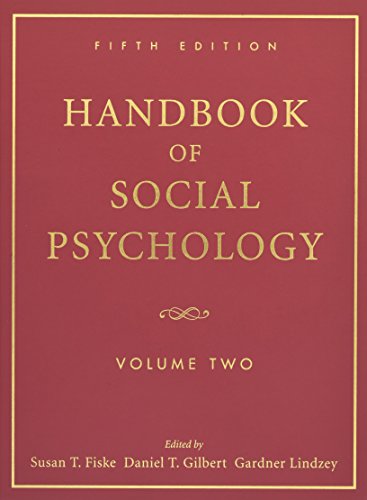 Handbook of Social Psychology