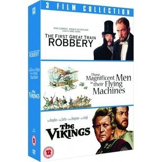 Vikings/great Train Robbery/magnificent Men In Their Flying Machines 3 Film Collection [DVD]