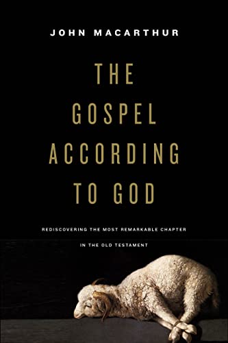 Book cover: black background, gold text, and image of a resting lamb.