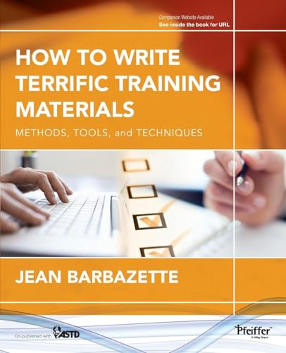 How to Write Terrific Training Materials: Methods
