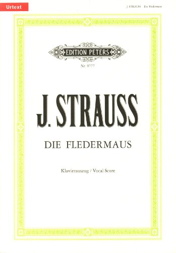 FLEDERMAUS,DIE (COMIC OPERA IN 3 ACTS) CHANT
