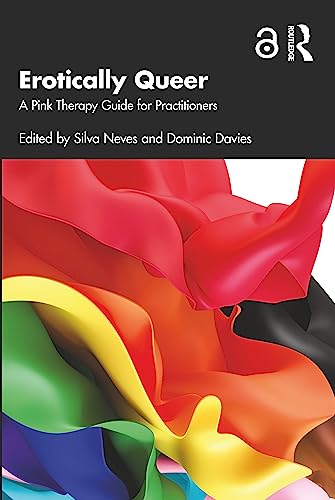 Book cover: “Erotically Queer” with a rainbow-colored ribbon design.