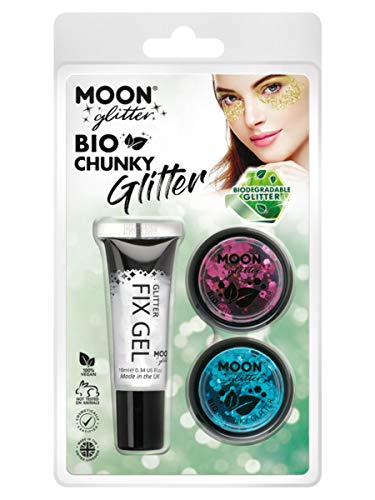 Smiffys Moon Glitter Bio Chunky Glitter,