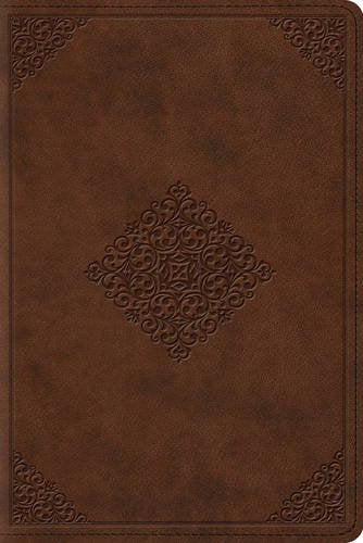ESV Study Bible, Personal Size (TruTone, Saddle, Ornament Design) (Esv Bibles)