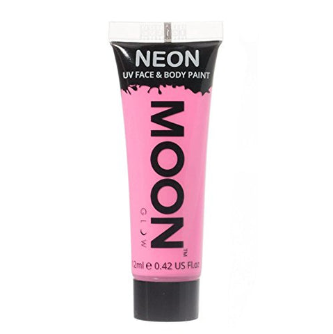 Moon Glow - 12ml Neon UV Face & Body Paint - Pastel Pink