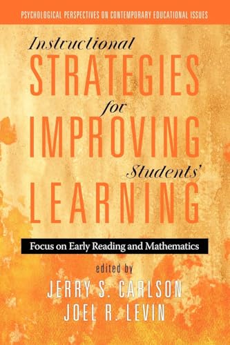 Instructional Strategies for Improving Students' Learning : Focus on Early Reading and Mathematics