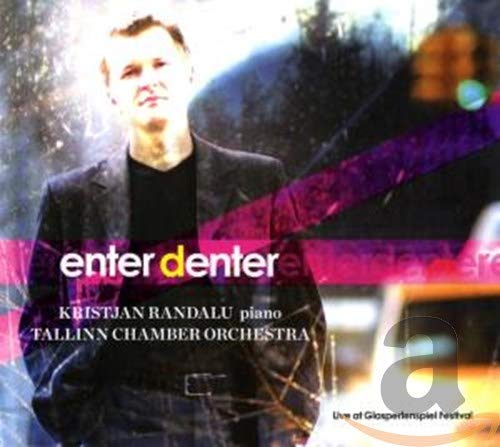 CD cover featuring pianist Kristjan Randalu and abstract purple swirls.