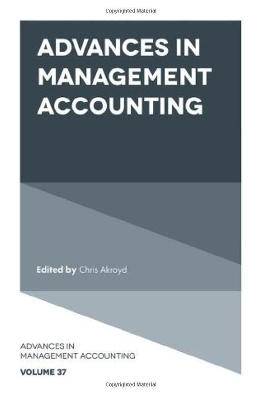Advances in Management Accounting