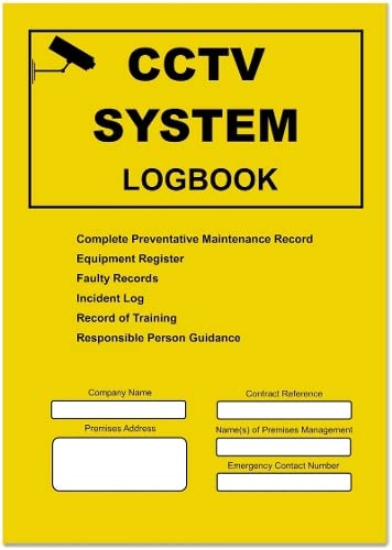 CCTV Logbook: 11 (Compliance Logbook)