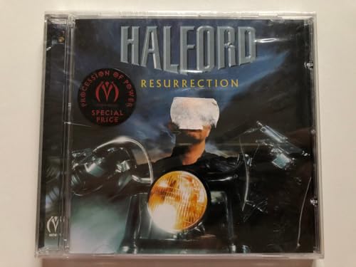 Halford "Resurrection" CD in plastic case, featuring a motorcycle image.