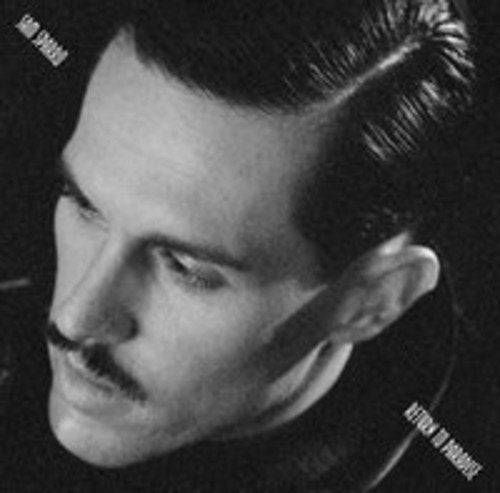 Black and white portrait of Sam Sparro, album cover for "Return to Paradise".