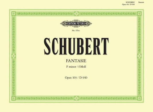 Fantasia in F minor Op. 103 (D940) for Piano Duet