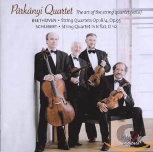 Parkanyi Quartet - Beethoven / Schubert: The Art of the String Quartet, Vol.11 [CD]