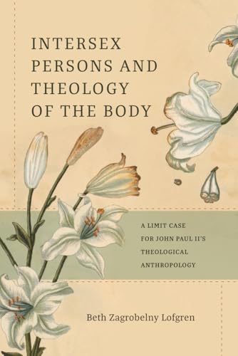 Book cover with floral illustrations and title: "Intersex Persons and Theology of the Body.