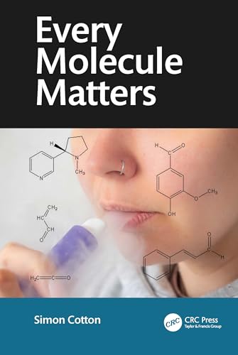 Book cover featuring a face with molecular structures drawn on skin.