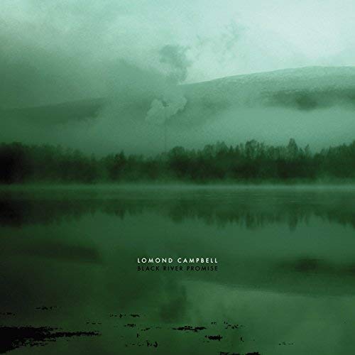 Green-toned album cover depicting a misty landscape with trees and water.