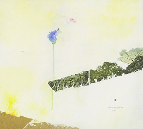 CD cover with abstract watercolor-style painting of trees and blue drip.