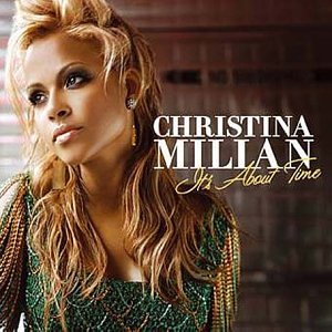 Christina Milian album cover, “It’s About Time,” featuring a portrait of the artist.