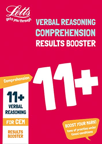 11+ Comprehension Results Booster for the CEM tests: Targeted Practice Workbook (Letts 11+ Success)