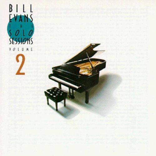 CD cover for Bill Evans’ “Solo Sessions Volume 2” featuring a piano.
