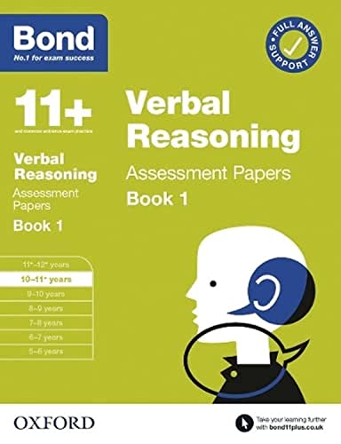 Bond 11+: Bond 11+ Verbal Reasoning Assessment Papers 10-11 years Book 1 (Bond: Assessment Papers)