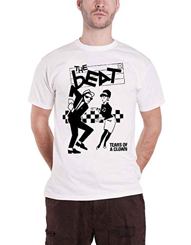 Plastic Head Men's Beat, The Tears of A Clown T-Shirt, White, Small