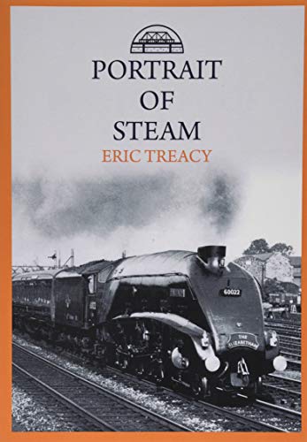 Book cover featuring a black and white photograph of a steam train.