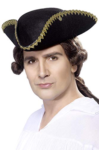 Smiffys Dick Turpin Tricorn Hat Felt