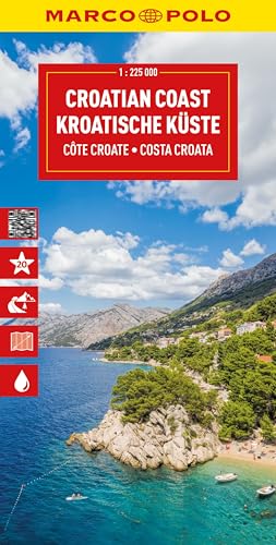 Croatia Coast Marco Polo Map