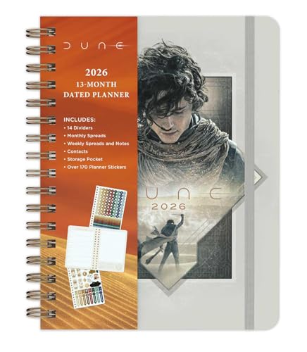 2026 Dune 13-Month Weekly Planner