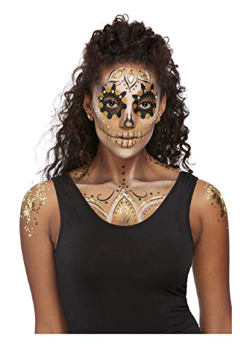 Smiffys Smiffys Make-Up FX, Gold DOTD Kit, Aqua