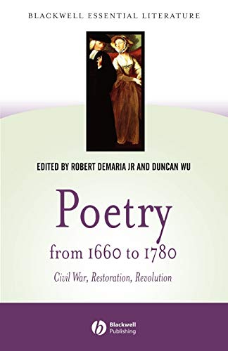 Poetry from 1660 to 1780: Civil War